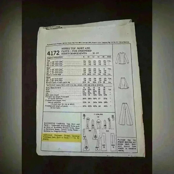 Vintage sewing pattern - Picture 2 of 2